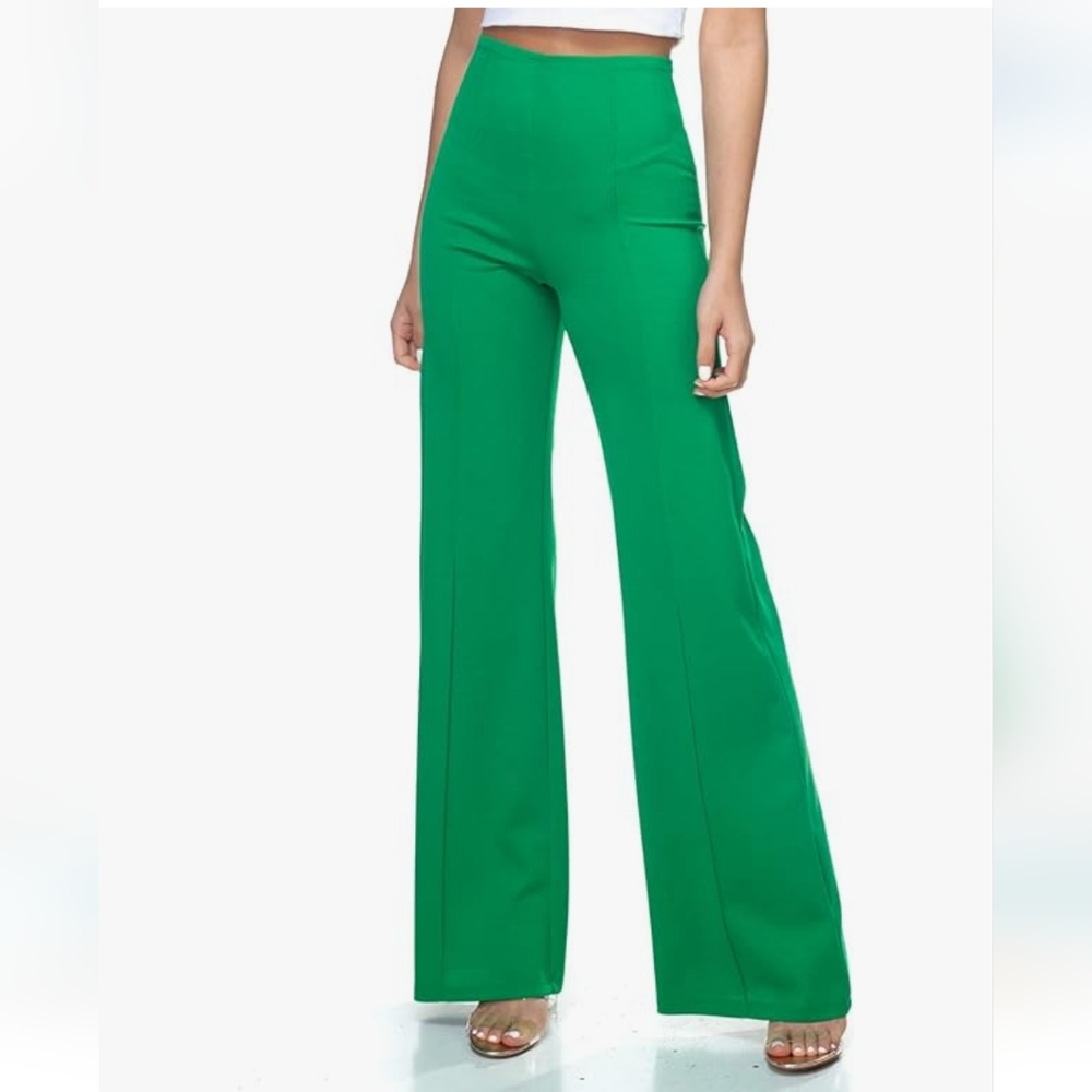 High Waist Dress Pants~ Green